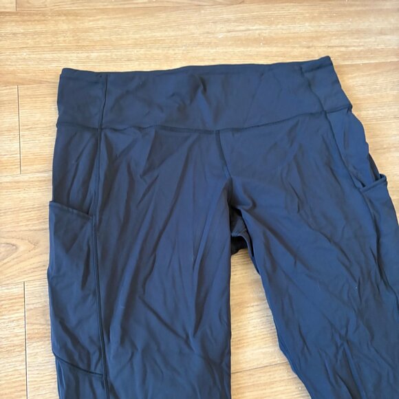 Lululemon Athletic Fast And Free HR Tight Yoga Pants 28” Black Women’s Sz 16 - Picture 3 of 11